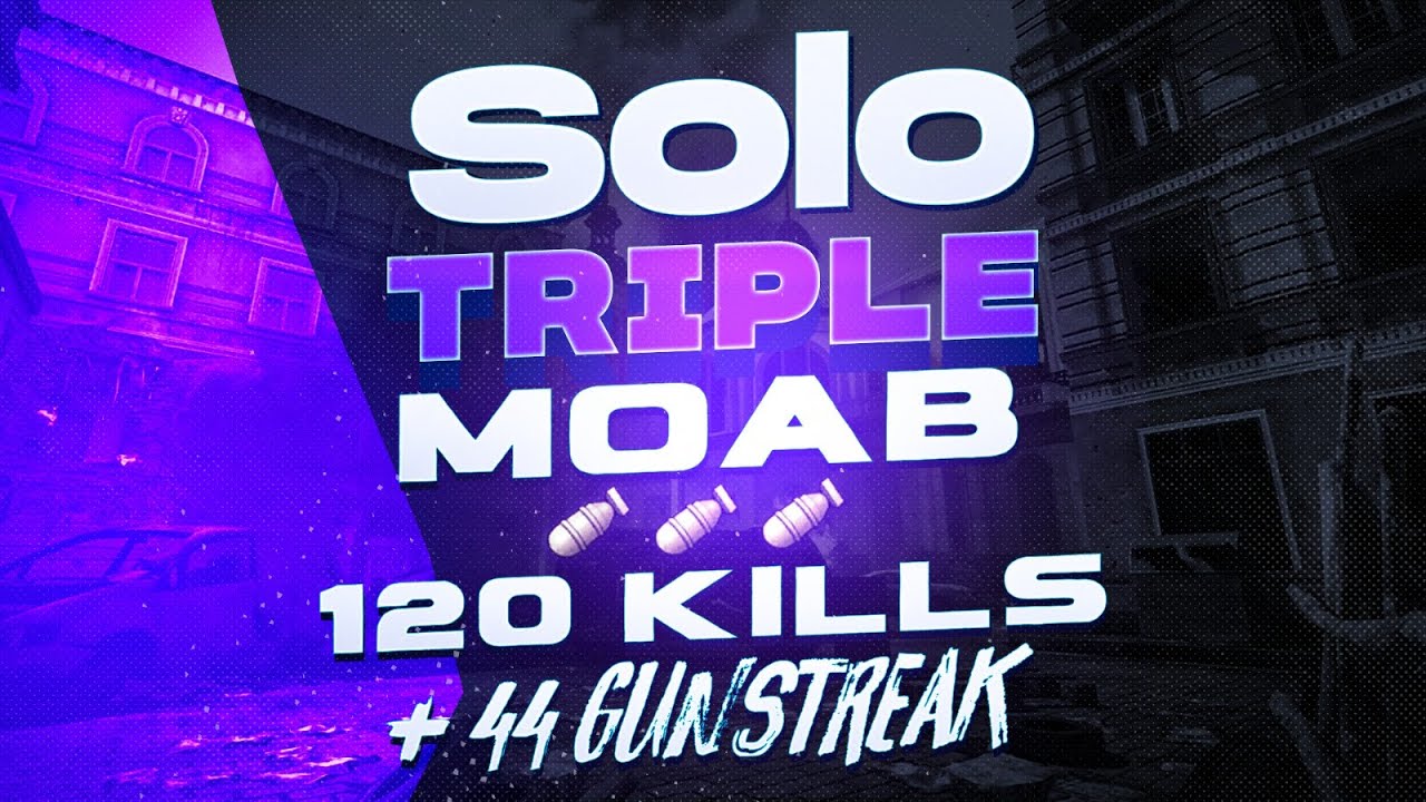 MW3 2020: Lobbies like this still exist?! TRIPLE MOAB + 44 Gunstreak (120 Kills Solo)