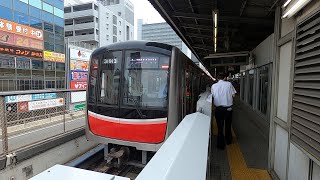 大阪メトロ30000系31613F 千里中央行き到着 御堂筋線 江坂駅