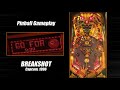 Breakshot pinball machine gameplay (Capcom, 1996)