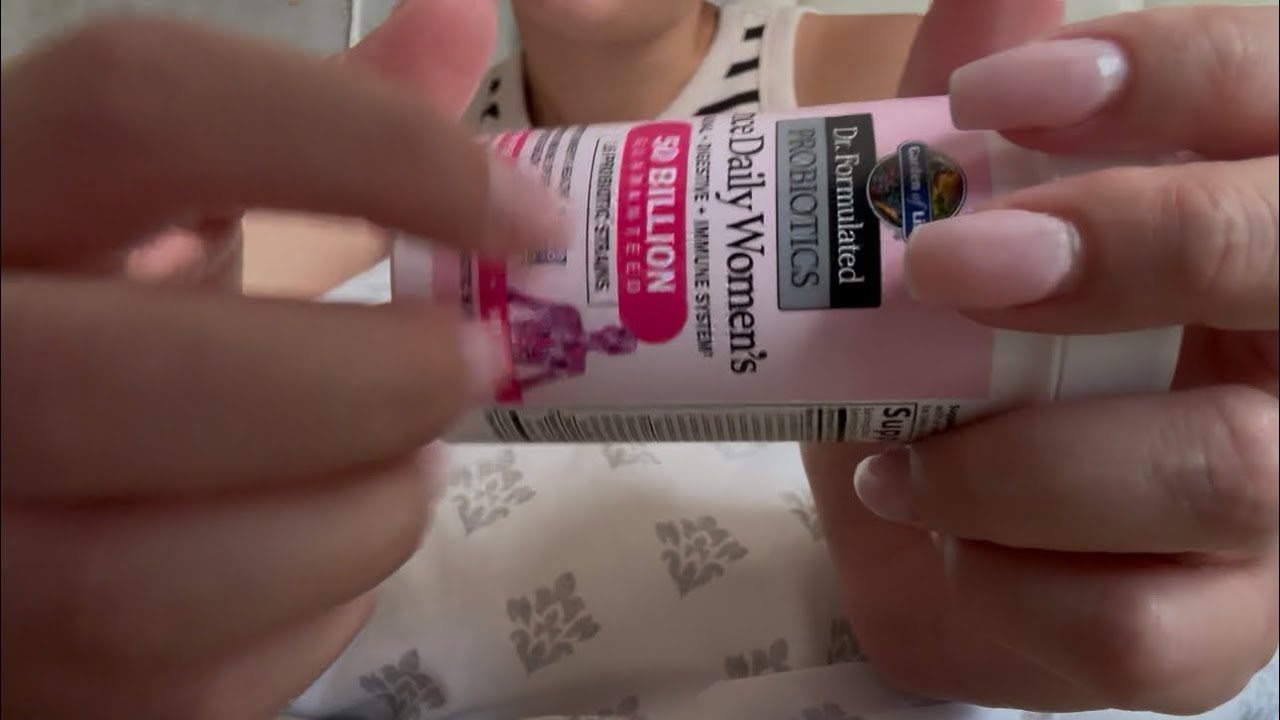 ASMR Fast Tapping on my Supplements/Vitamins💊