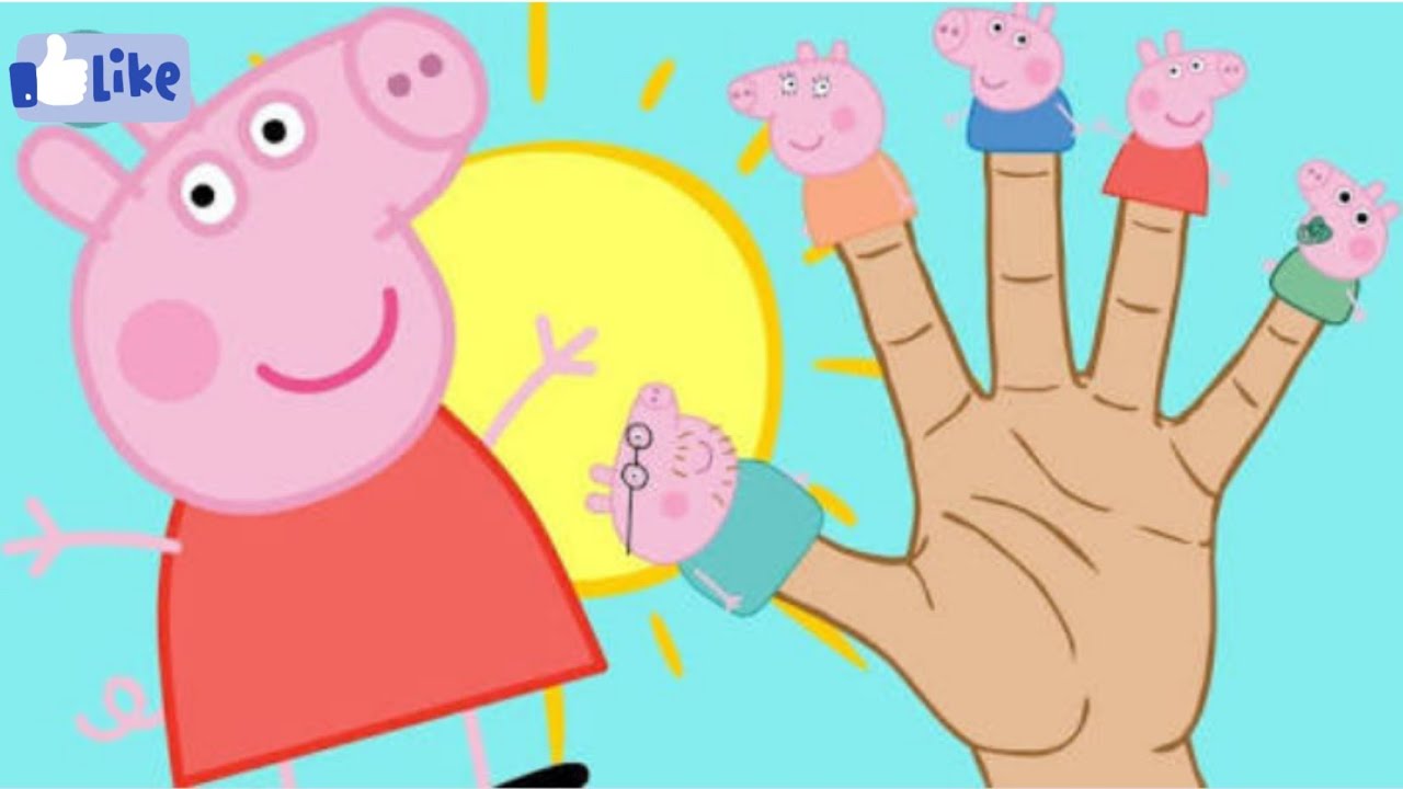 A Canção da Família dos Dedos  Peppa Pig Música Para Crianças e Canções  Infantis 