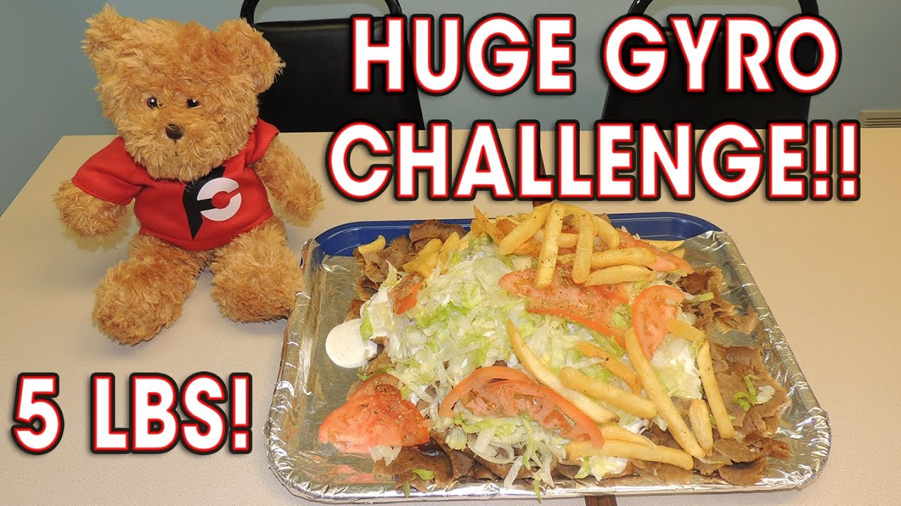 5lb Greek GYRO Eating Challenge w/ Ramsey Hilton!!