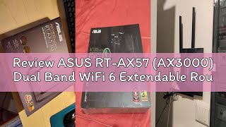 Review ASUS RT-AX57 (AX3000) Dual Band WiFi 6 Extendable Router, levenslange gratis netwerkbeveiligi