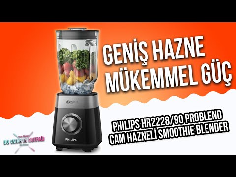 PHILIPS HR2228/90 Pro Blender Ürün İncelemesi - Vatan Bilgisayar