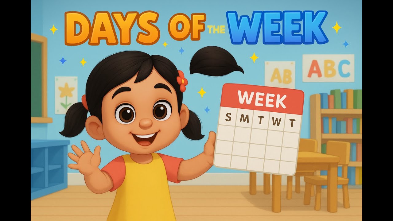Days of the Week for Kids | Learn Monday to Sunday with Kirti