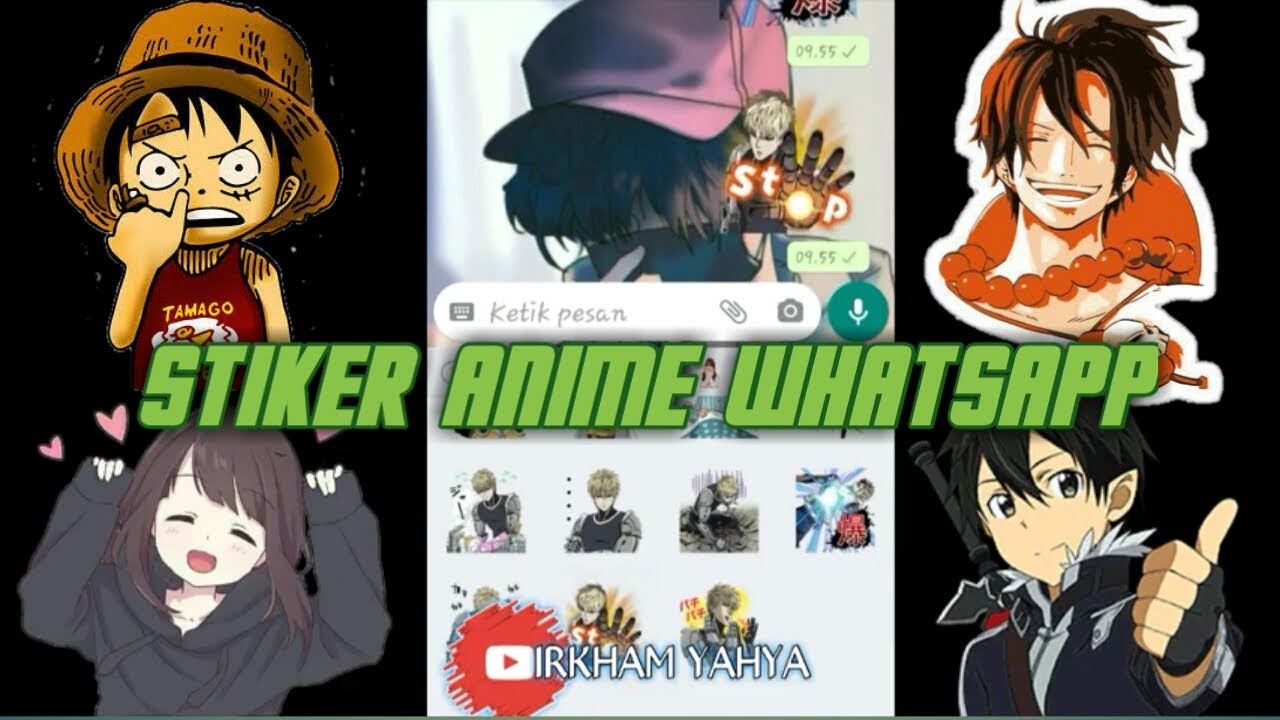  Stiker  anime  whatsapp  download  YouTube