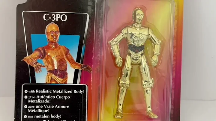 Vintage 1995 Star Wars - The Power Of The Force Red Card - C-3PO Protocol Droid Action Figure