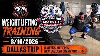 Weightlifting training 8/10/2026