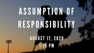 USMA CSM Assumption of Responsibility