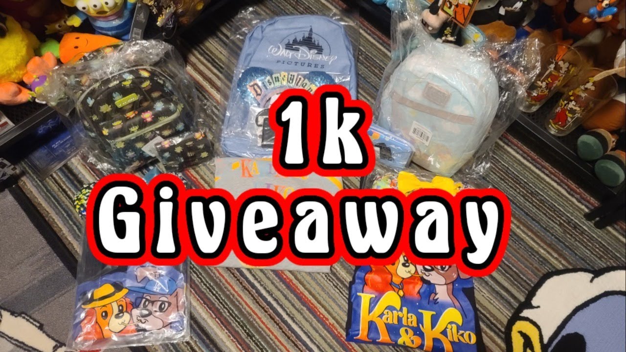 1K Subscriber Giveaway-entries CLOSED - YouTube
