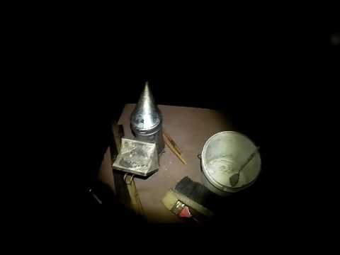 №4 Забираем пчел воровок, урожай 2017, применяем весёлый газ