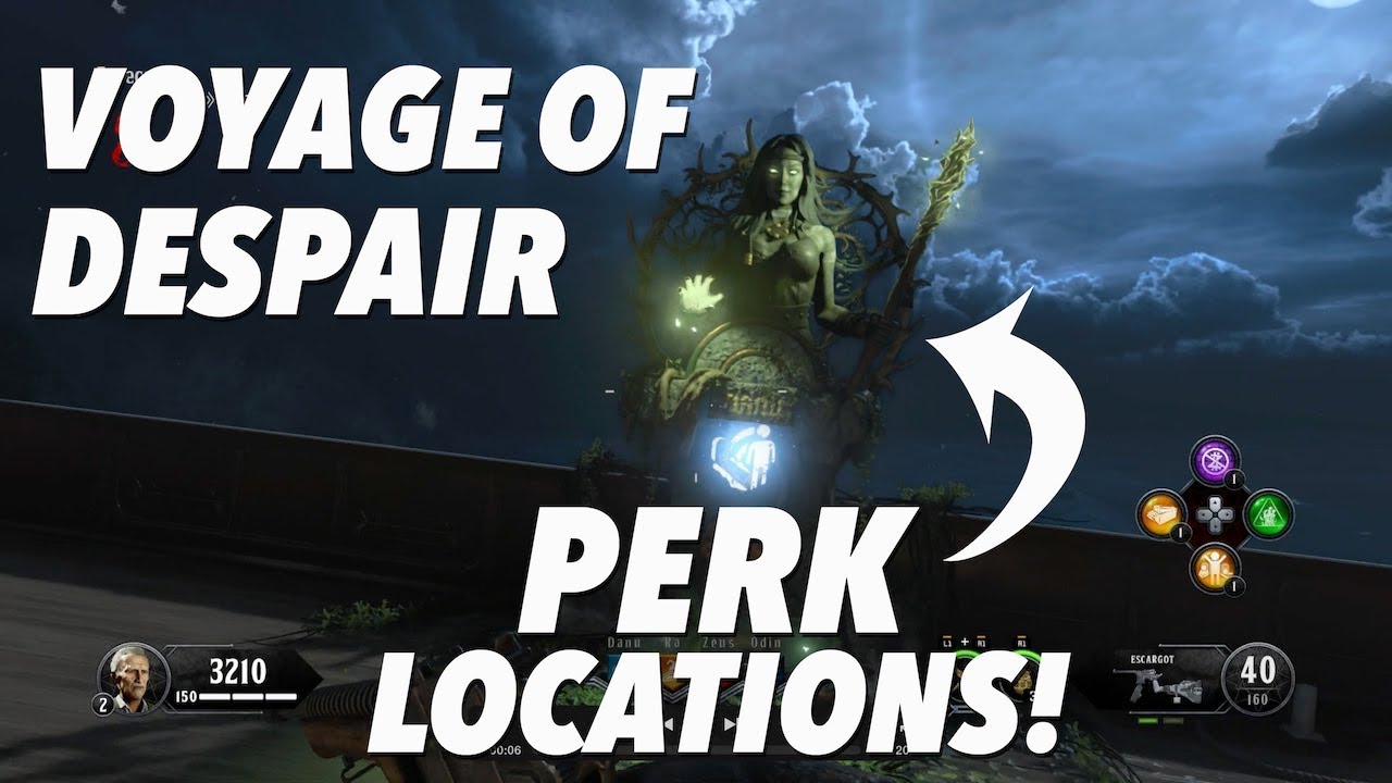Perk Locations Voyage Of Despair Black Ops 4 Zombies