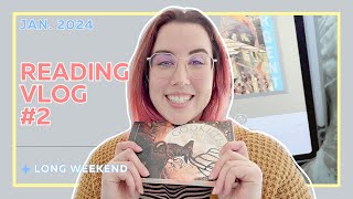2024 Reading Vlog #2 // long weekend
