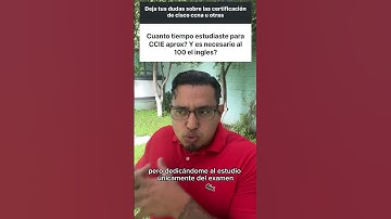 Cuanto tiempo se debe estudiar para un examen de  CCIE #ccna #ittraining4me #cisco #ccnp #ccie