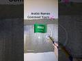 Writing Arabic Names | Comment Yours I'll Write kn next videos #shorts #asmr #sandart #calligraphy