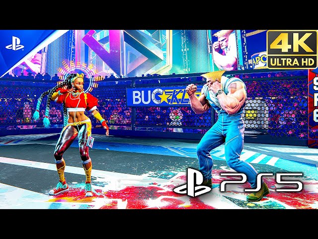 Street Fighter 6 - 12 mins of PS5 Gameplay 4K 60FPS 