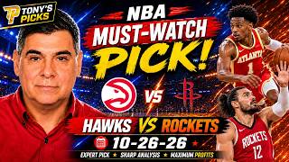 Atlanta Hawks vs Houston Rockets Pick 10/26/26 NBA Pick Prediction