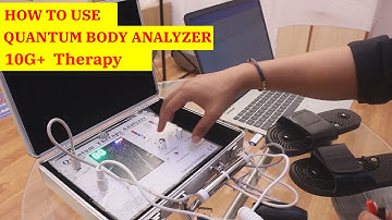10G+ Quantum Magnetic Resonance Body Analyzer 𝗧𝗵𝗲𝗿𝗮𝗽𝘆 - ARG 702T │How To Use │Japanese Technology