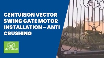 CENTURION VECTOR Swing Gate Motor Installation - Anti Crushing and Safety Beams - Part 8