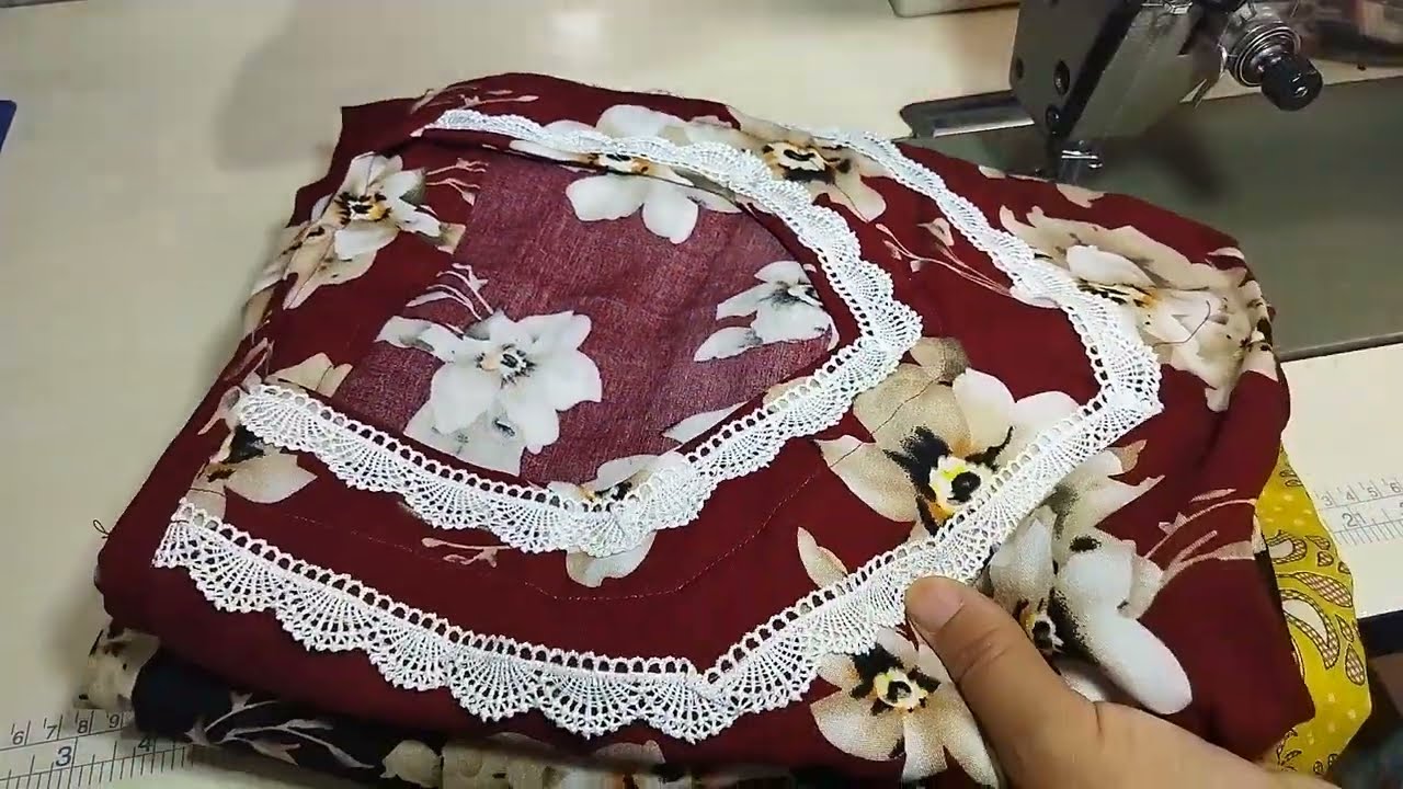 فيديو تعليم طريقة خياطت الجملة المدفونة المبتاديأت جريو جريو 🏃🏃