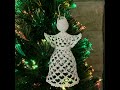 Прелестный  ангел крючком к Рождеству и Новому Году. How to crochet a Christmas angel.