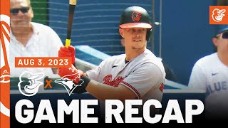 Orioles vs. Blue Jays Game Recap (8/3/23) | MLB Highlights | Baltimore Orioles