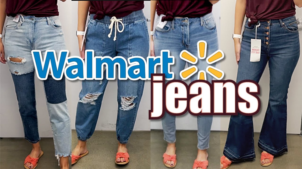 Trying on JEANS at Walmart *in the dressing room 