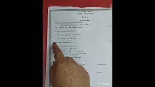 class 1st E.V.S unit test