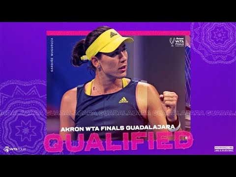 Garbiñe Muguruza secures her spot in the 2021 WTA Finals 🌵