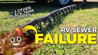 RV SEWER ERUPTION  Black Tank Issues, How To, and Advice
