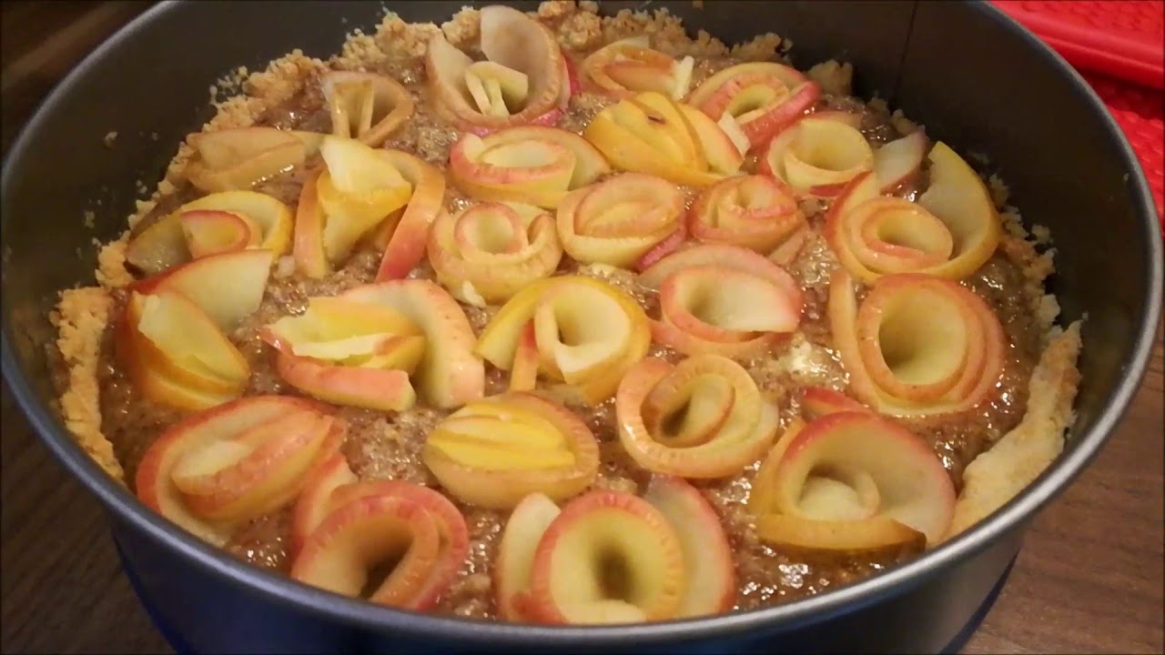 Apfelkuchen  rosig, einfach und lecker