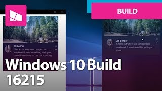Windows 10 Build 16215 - Start, Action Center, Edge, Settings, Keyboard + MORE