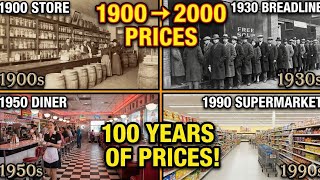 100 Years of Prices: How Everyday Costs Changed in America (1900–2000)