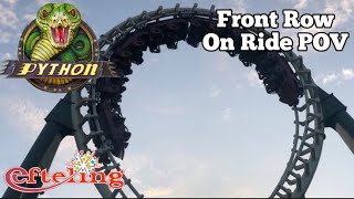 Celebrity Python | Front Row POV | Efteling Profile