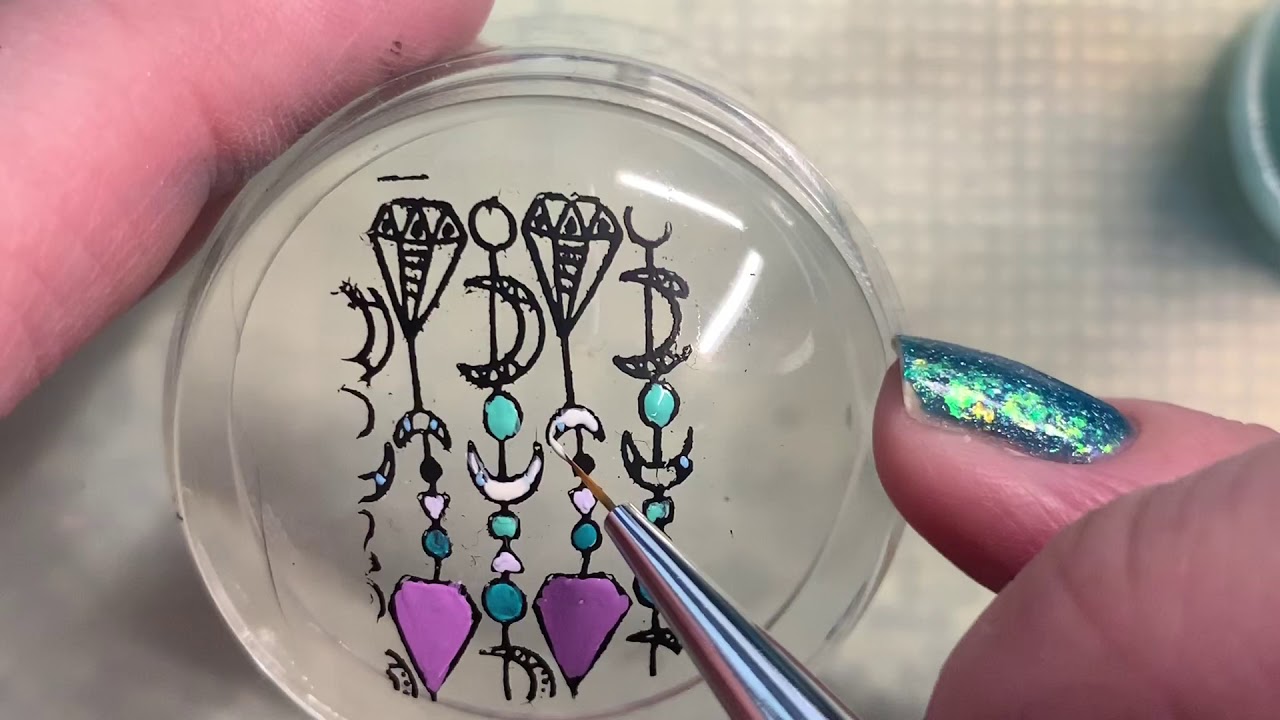 Good Vibes Only 🌙💜✌🏻 || H La Cosedora Stamping Plate