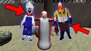 Granny Hide and Seek vs Mr Meat, Ice Scream, Piggy, Grandpa - funny horror animation #3