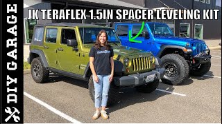 Teraflex 1.5' Spacer Leveling Kit  20072018 Jeep Wrangler JK