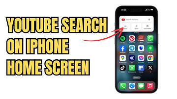 How To Add YouTube Search Bar On iPhone Home Screen