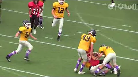 Joshua Sharpe QB 2017 8th grade football highlights