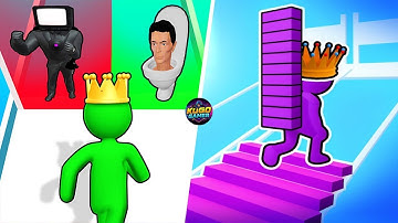 🌀 Giant Rush vs Bridge Race | Who’s Faster? ⚡ Epic Race Gameplay