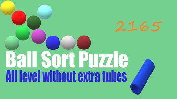Ball Sort Puzzle Level 2165 🎯 All level without extra tube 😂 Game Walkthrough 😘