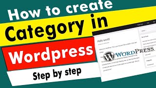 How to add delete / categories in Wordpress (Wordpress Tutorial)