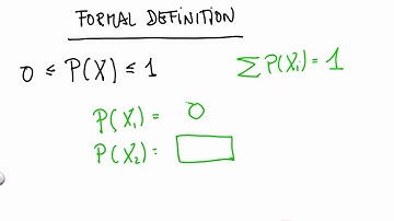 Formal Definition of Probability 2 - Artificial Intelligence for Robotics
