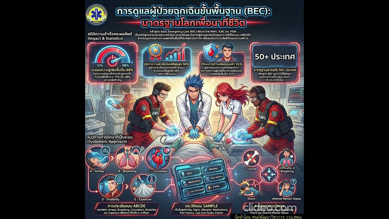 ระบบการแพทย์ฉุกเฉินในนาทีชี้เป็นชี้ตาย