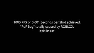 RoF bug is NOT a ROBLOX BUG.