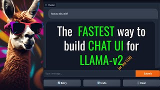 The FASTEST way to build CHAT UI for LLAMA-v2