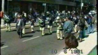 I Encontro de Filarmónicas de Aveiro - 1991 - desfile da Fil. Pampilhosense