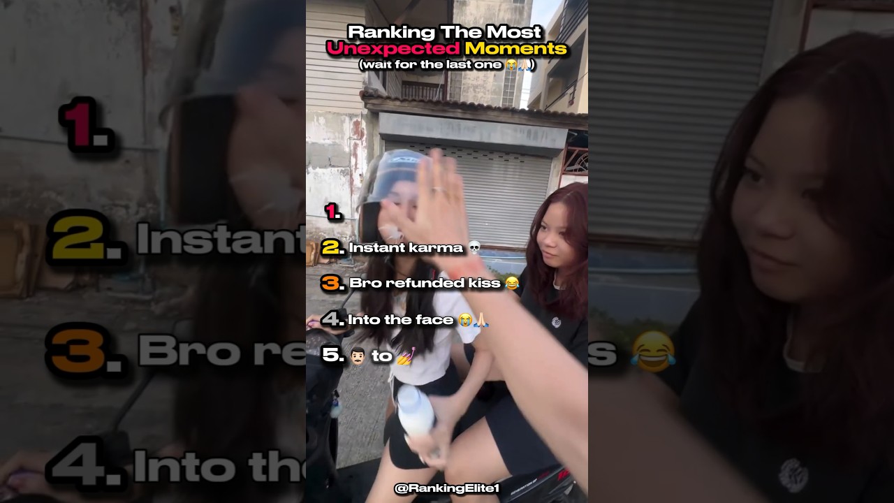 Ranking The Most Unexpected Moments 😋 