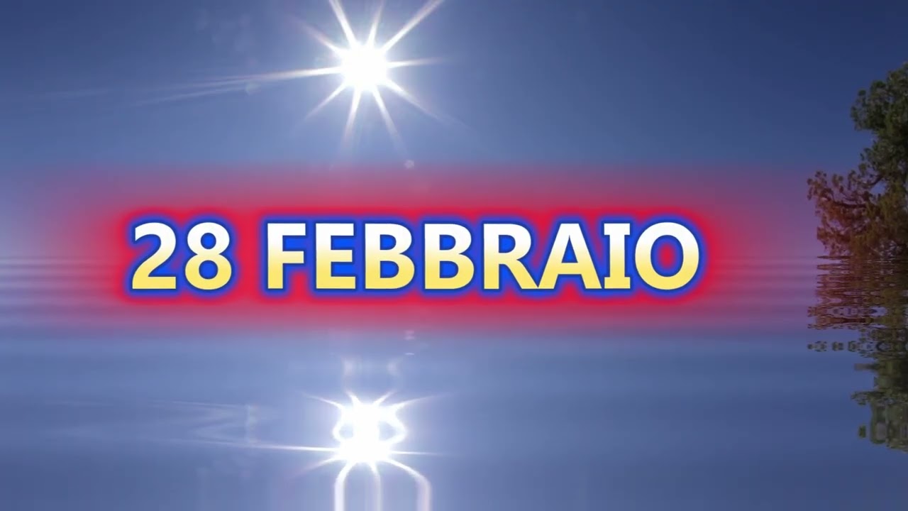 MEDITAZIONE GIORNALIERA 28 Febbraio