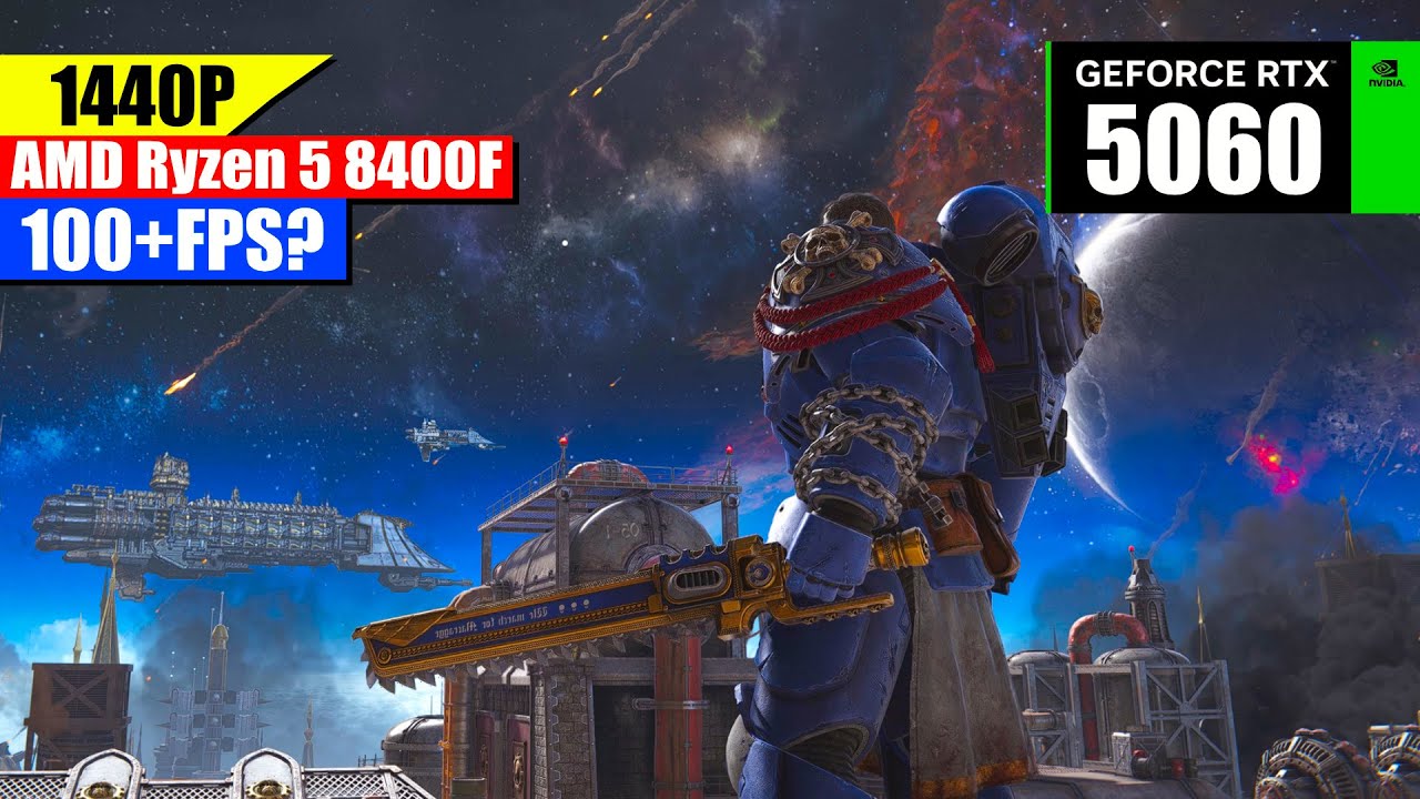 Warhammer 40K Space Marine 2 PC Gameplay | RTX 5060 + Ryzen 5 8400F ...